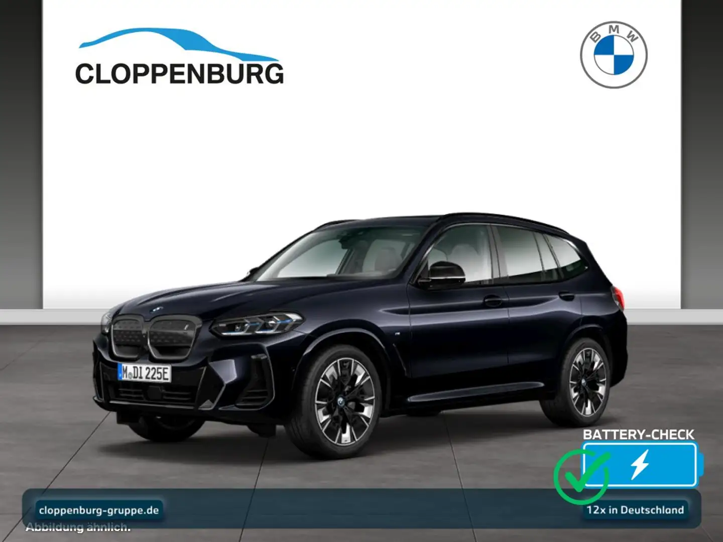 BMW iX3 M Sport Head-Up+AHK+Navi+Pano+360°+Laser+ACC Schwarz - 1