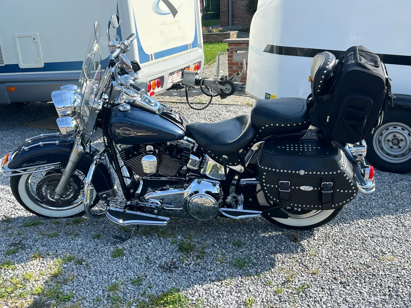Harley-Davidson Heritage Softail Albastru - 1