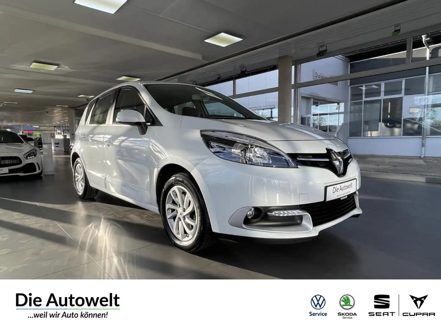 Renault Scenic III 1,2 TCe Paris NAVI PDC KLIMA KEY GRA SHZ Weiß - 1