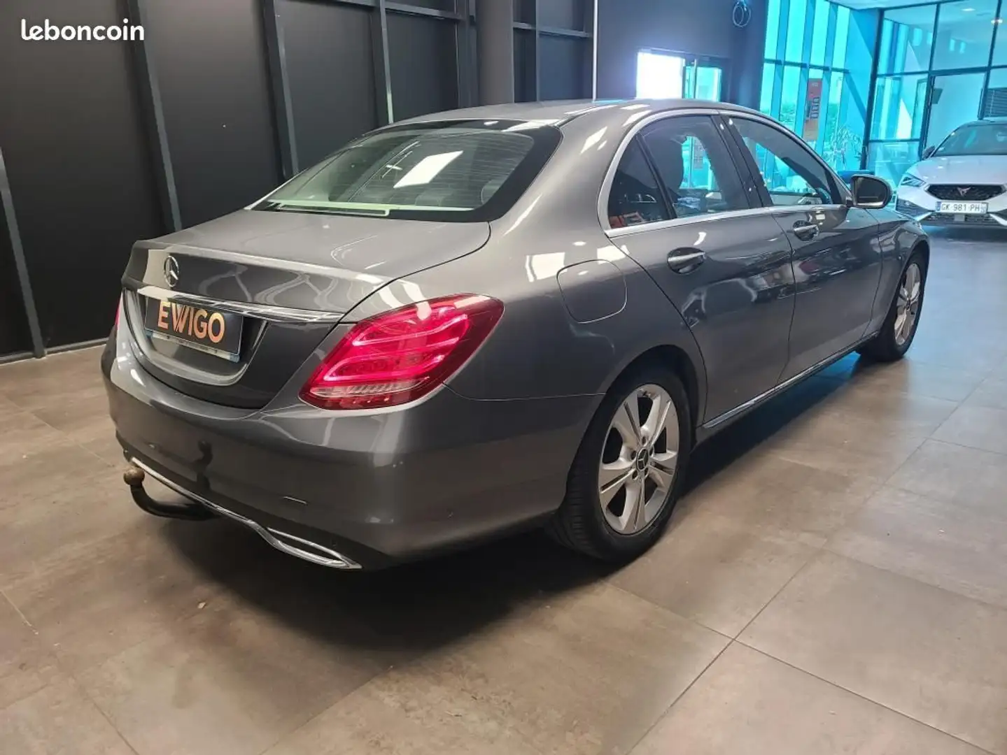 Mercedes-Benz C 180 Mercedes 180 d 116ch Executive 7G-Tronic Plus Gris - 2