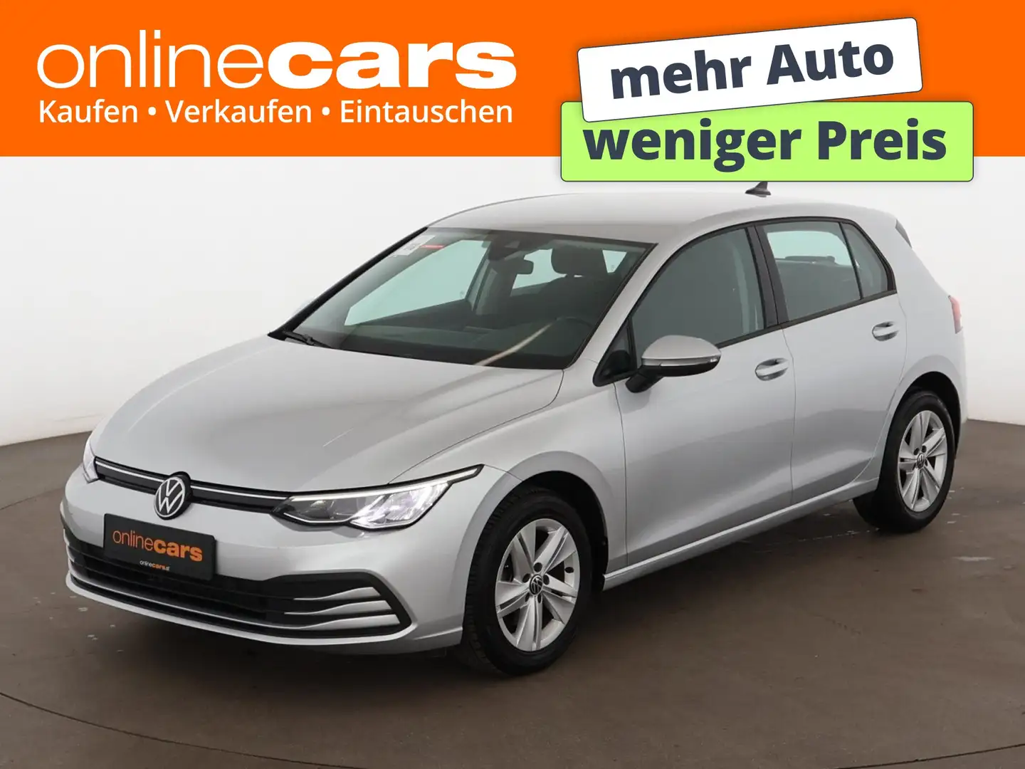 Volkswagen Golf VIII 2.0 TDI Life LED RADAR NAVI R-CAM PDC Silber - 1