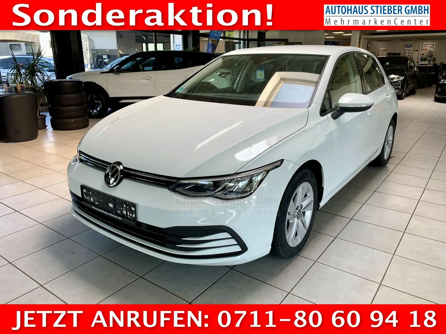 Volkswagen Golf Life SHZ+LHZ+NAVI+EPH VO+HI 1.5 eTSI Wit - 1