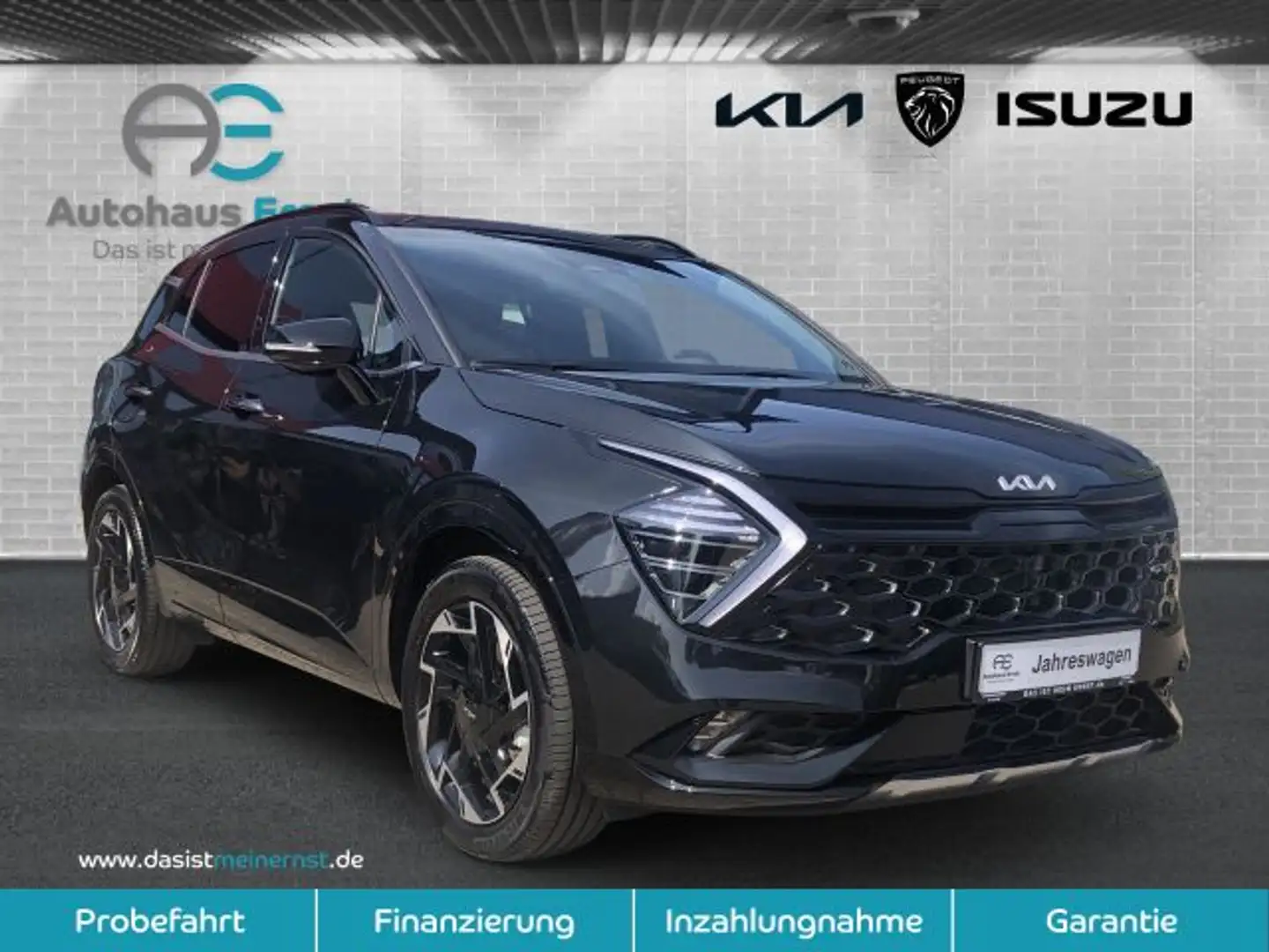 Kia Sportage 1.6 T-GDI AWD Plug-in Hybrid Paket GT-Line Schwarz - 2