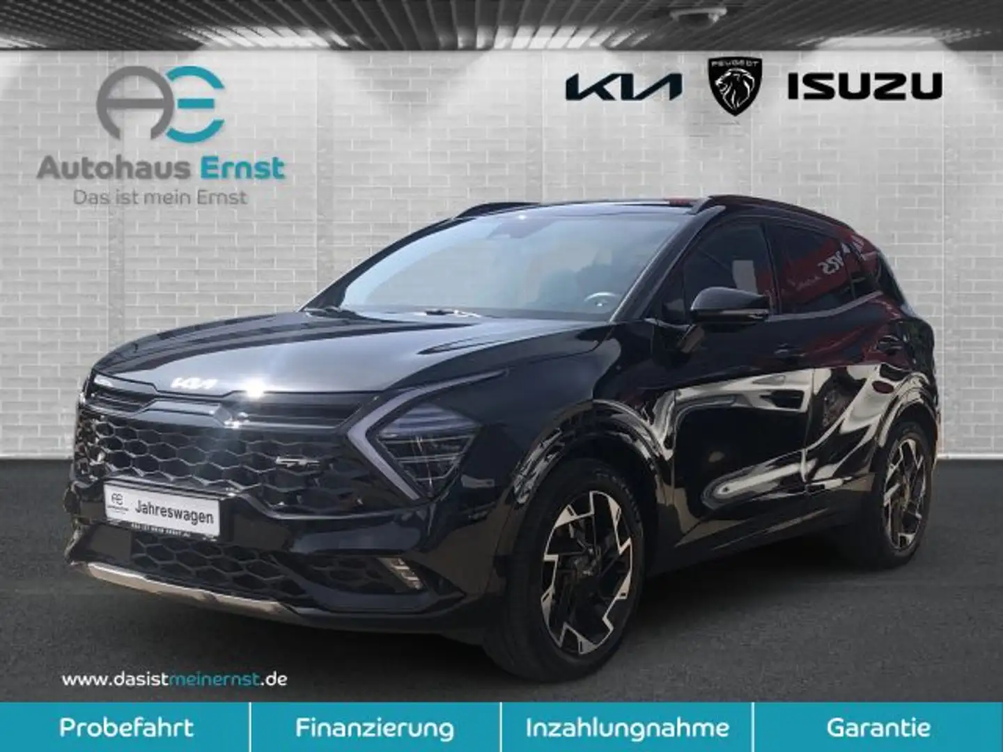 Kia Sportage 1.6 T-GDI AWD Plug-in Hybrid Paket GT-Line Schwarz - 1