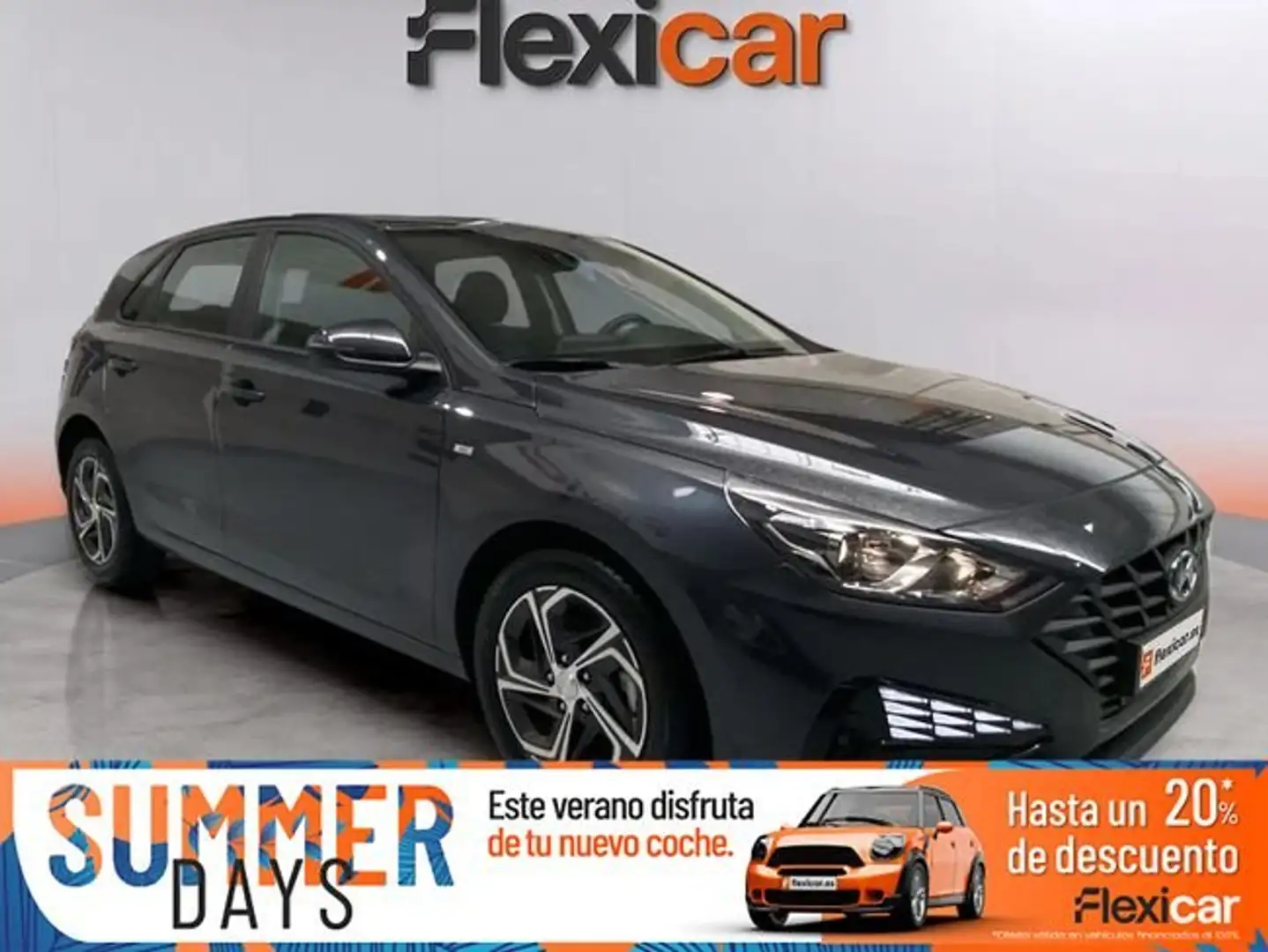 Hyundai i30 1.0+TGDI+48V+Klass Grijs - 1