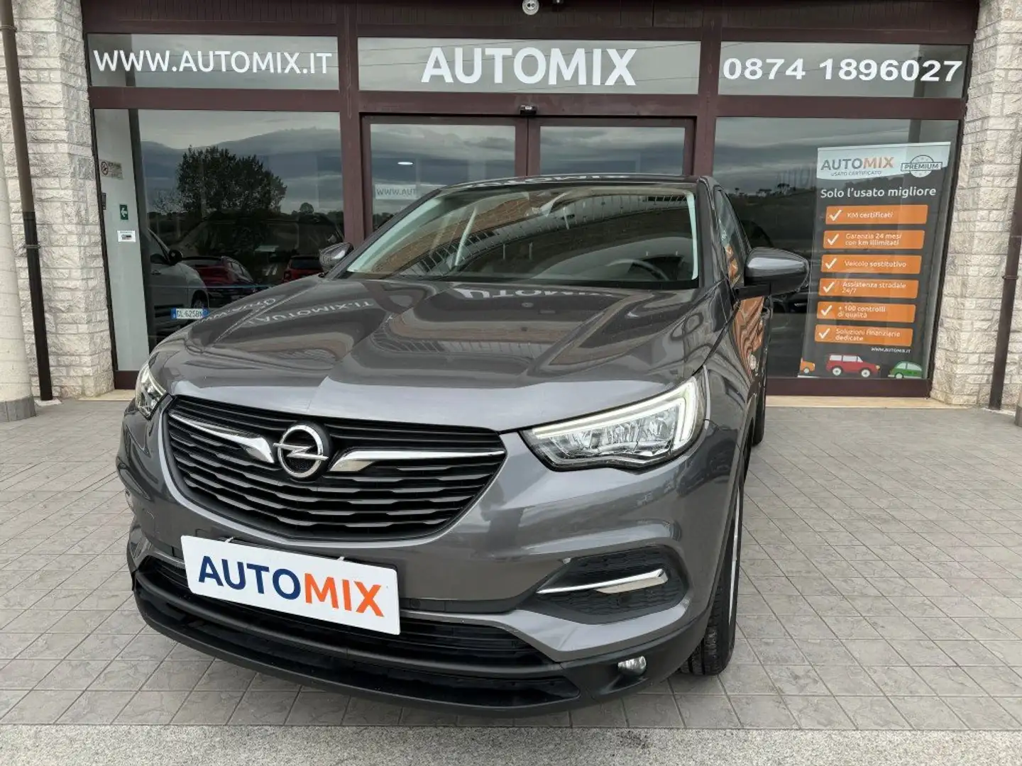 Opel Grandland X 1.5 Ecotec Business AUTOCARRO N1 Grigio - 1