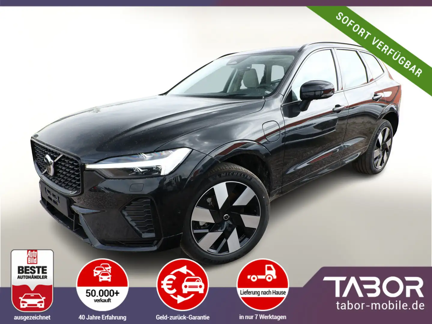 Volvo XC60 T6 AWD Ultra Dark 360Kam HUD Pano ACC H/K Schwarz - 1