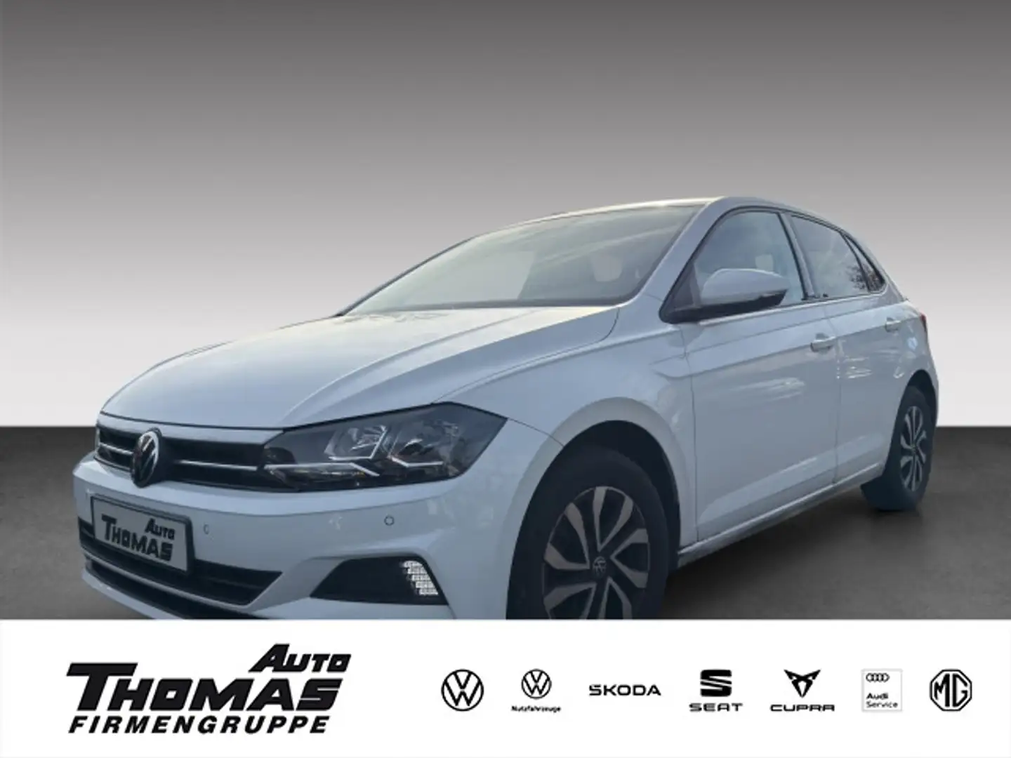 Volkswagen Polo VI 1.0 5-Gang TSI Active Klima, HZ Blanc - 1