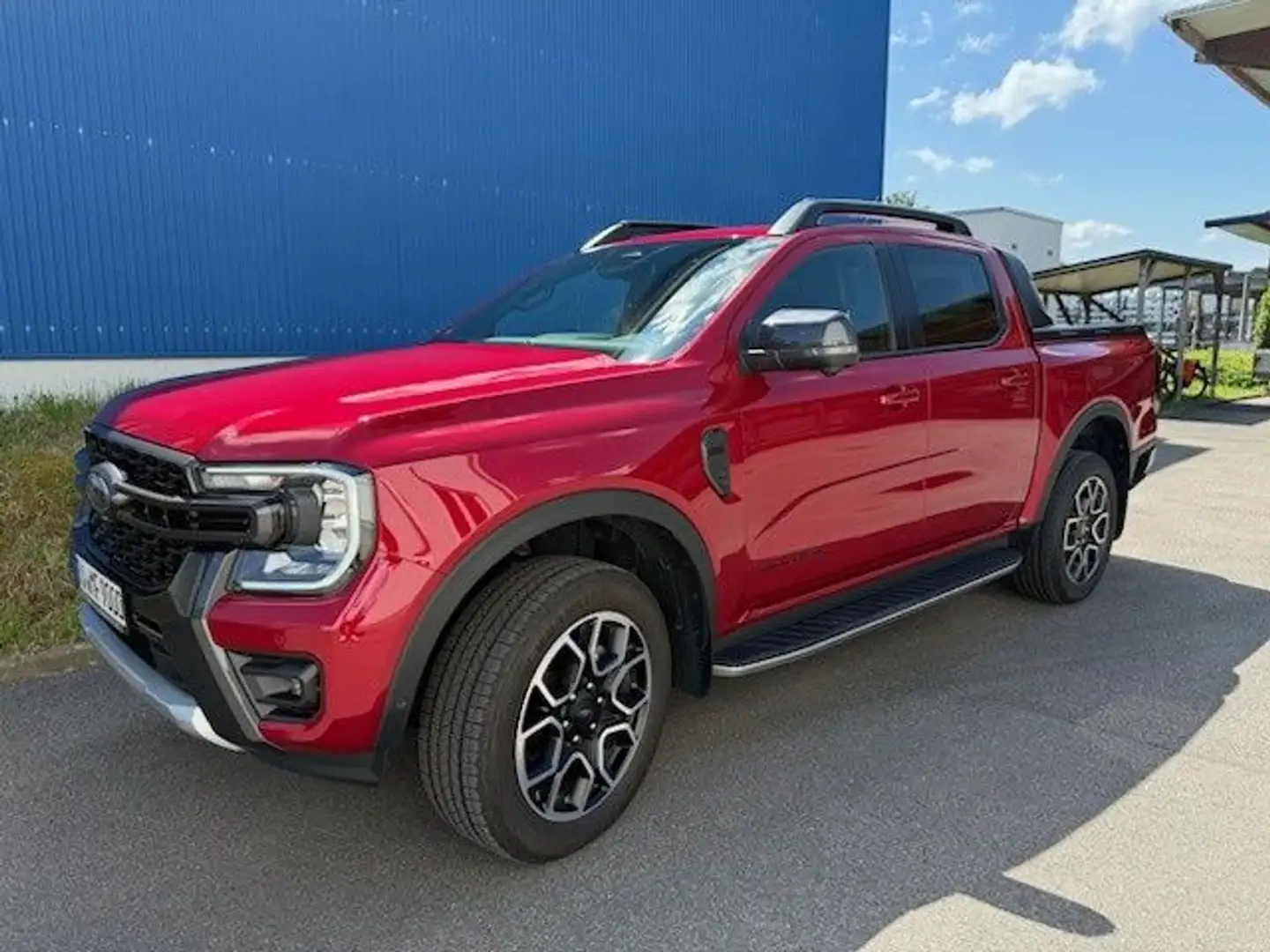 Ford Ranger 3,0 l Doppelkabine Wildtrak ACC AHK 360 Ca Червоний - 1