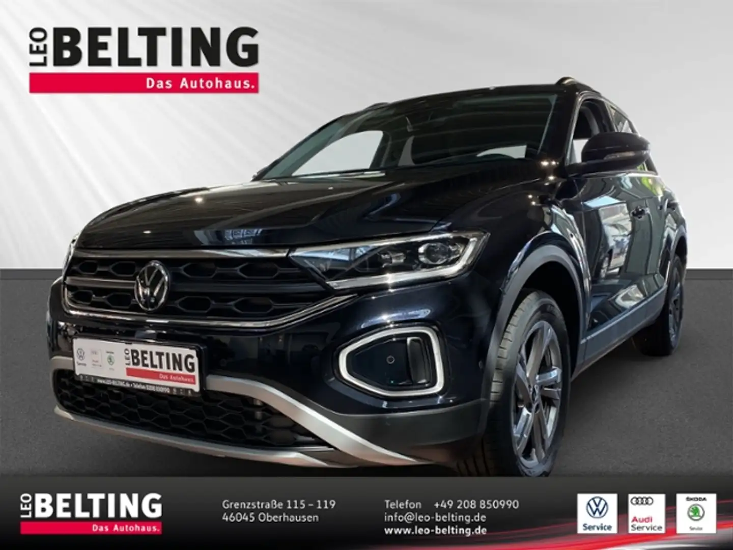 Volkswagen T-Roc Life 1.5 TSI DSG AHK Kamera Navi ACC KLIMA Noir - 1