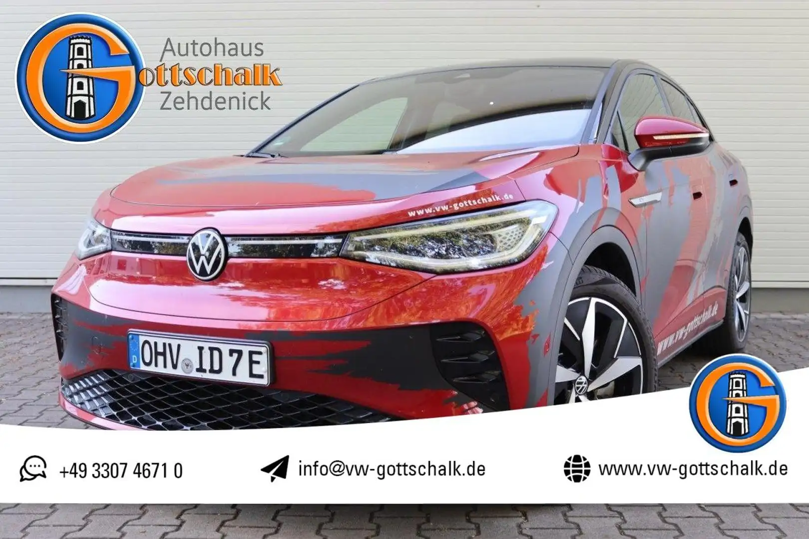 Volkswagen ID.5 GTX NAVI SHZ LED AHK HUD LM PDC ACC Wärmepu Rood - 1