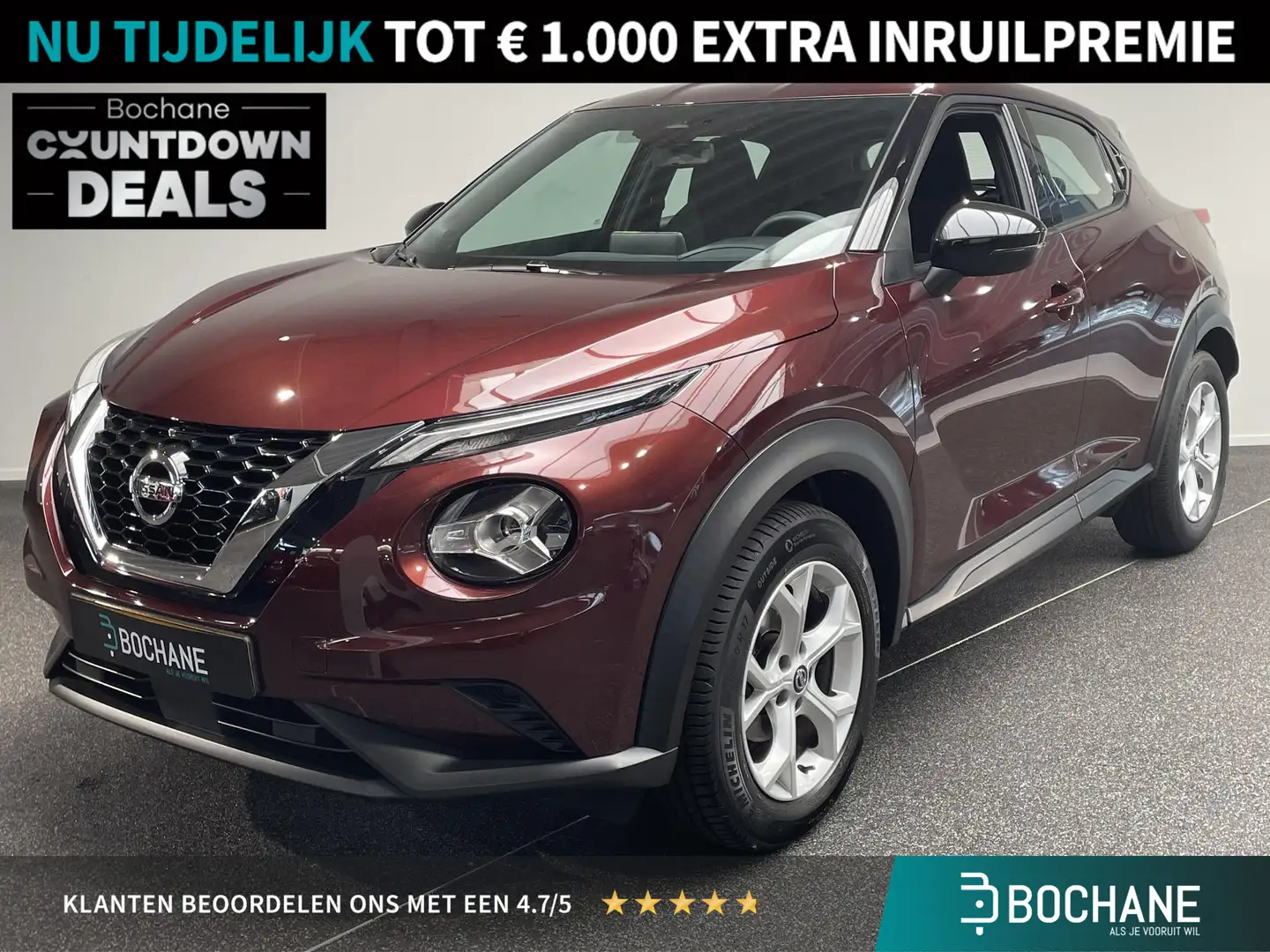 Nissan Juke 1.0 DIG-T Acenta Climate controle | Camera Rouge - 1