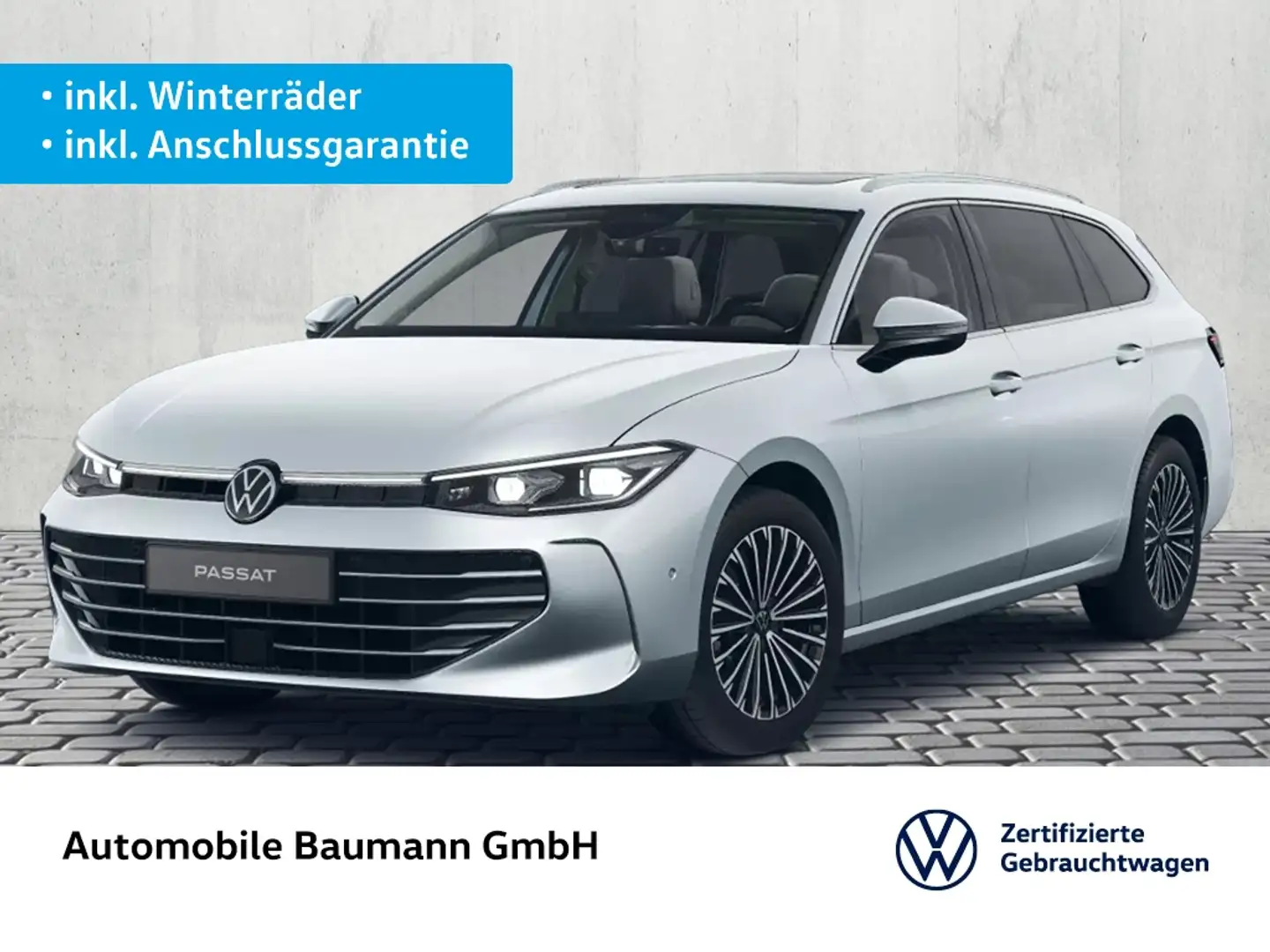 Volkswagen Passat Variant 2.0 TDI Elegance *AHK*STDHZG*DCC* Stříbrná - 1