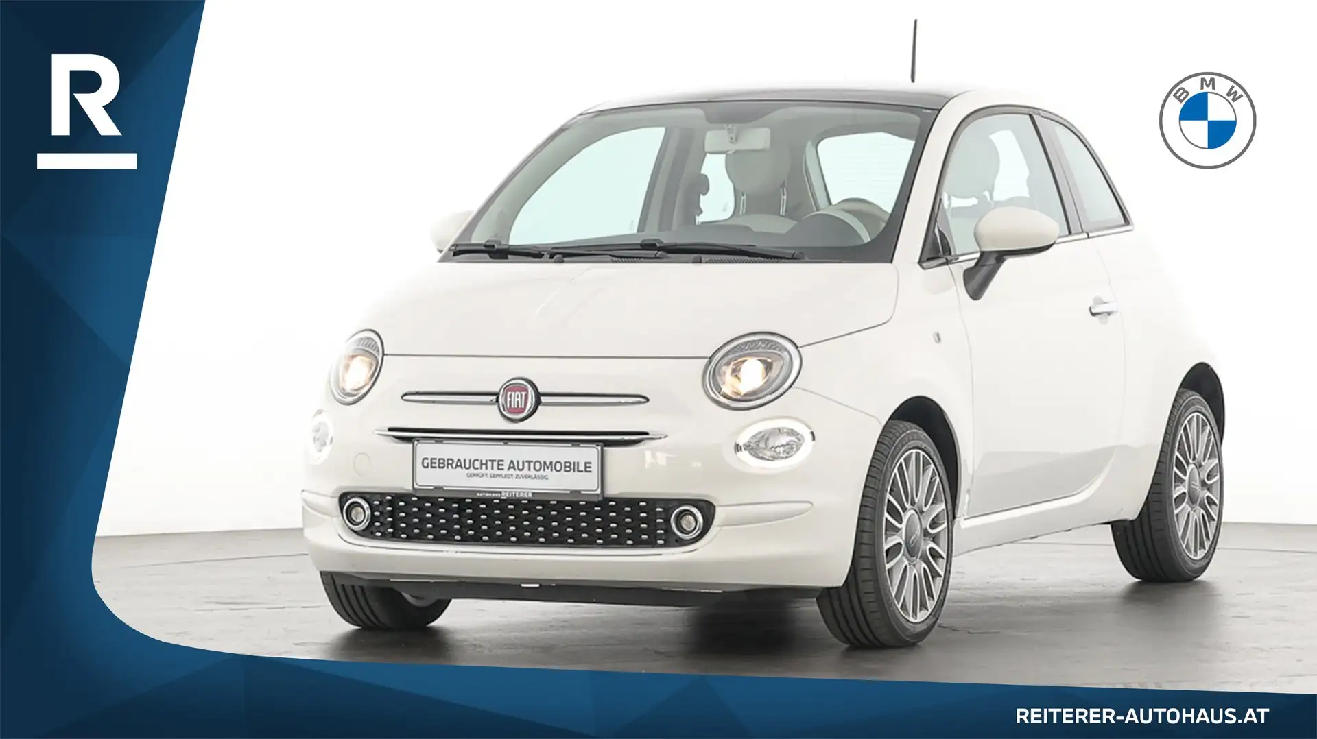 Fiat 500 500 ECO 1,2 69 Mirror Blanc - 1