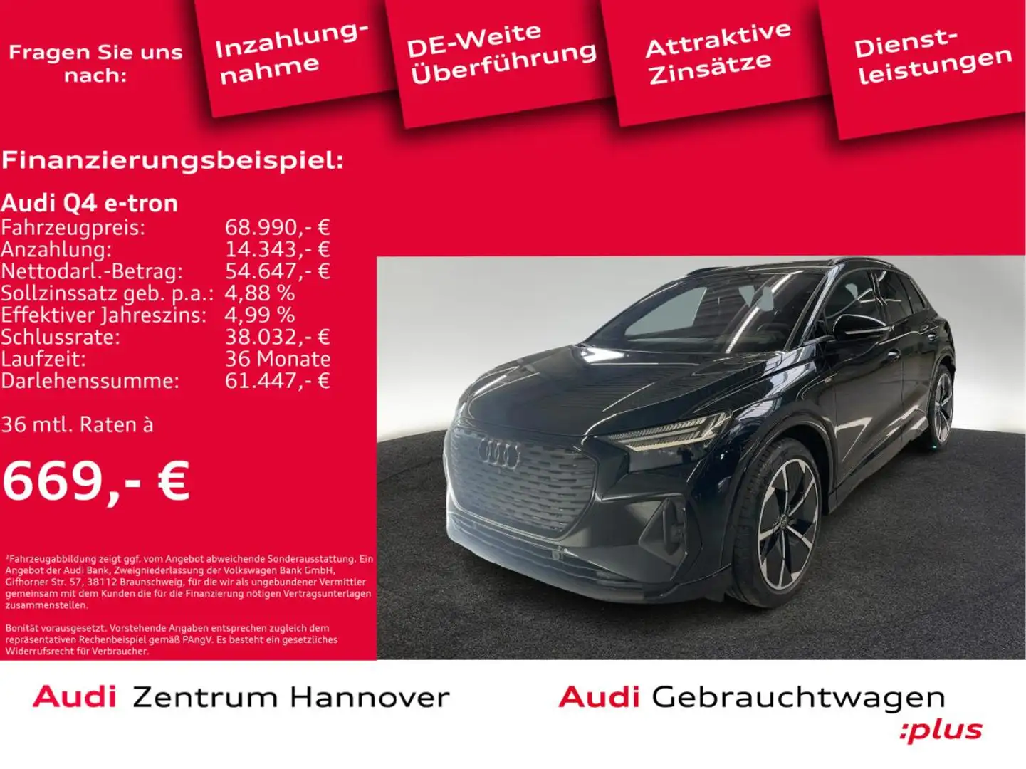 Audi Q4 e-tron 45 Schwarz - 2