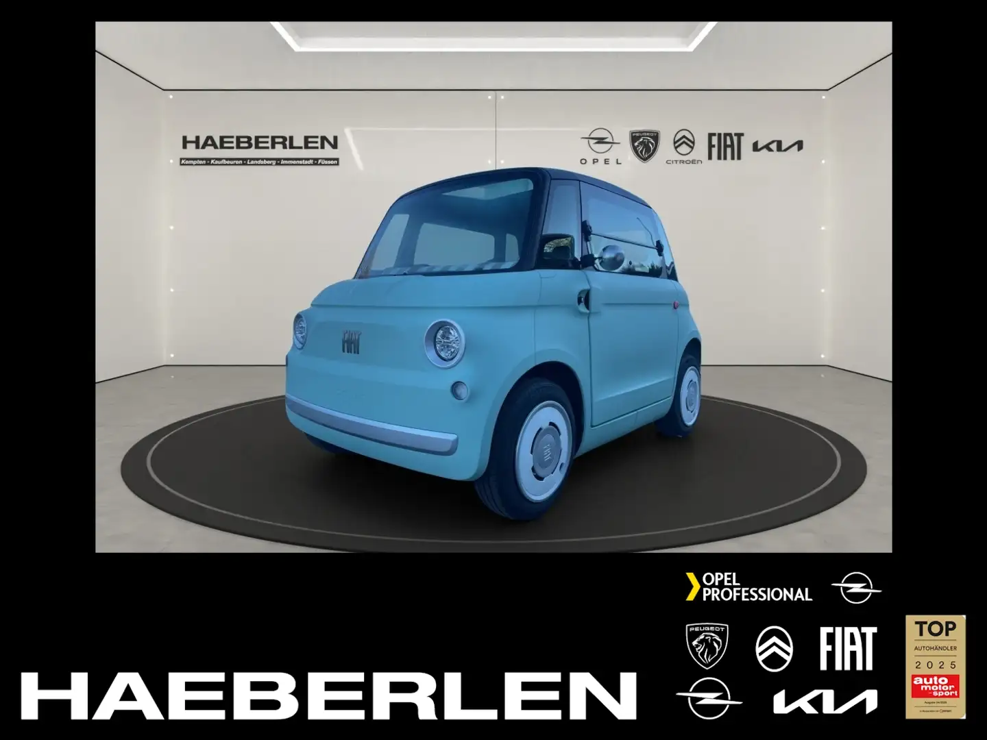 Fiat Topolino *Panoramadach*Handyhalterung* Verde - 1