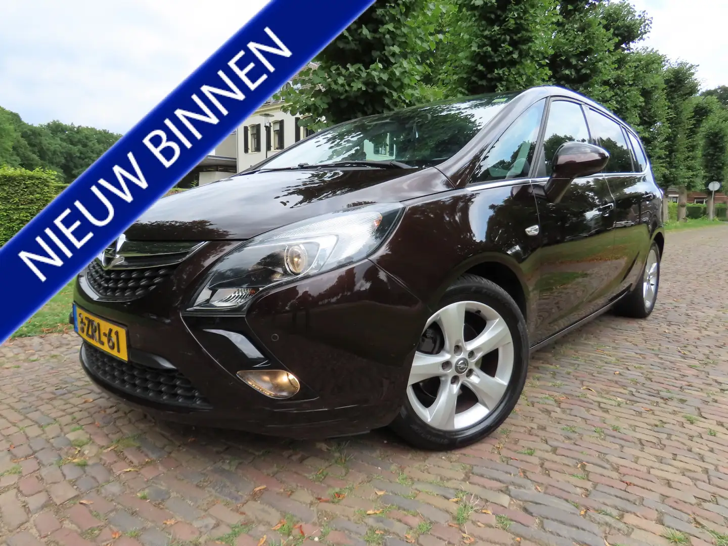 Opel Zafira Tourer 1.4 Cosmo 7p. Ecc Cruisecontrol Navigatie Leer/Sto Bruin - 1