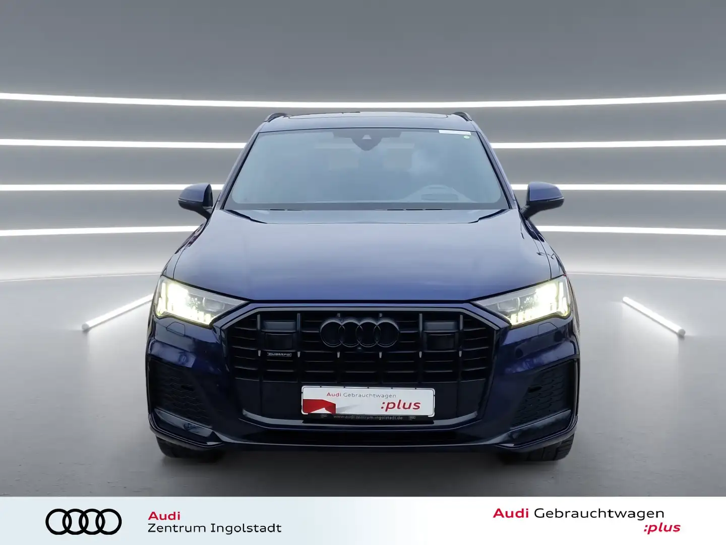 Audi Q7 50 TDI qu S line Pano B&O LASER S-Sitze HuD Blau - 2
