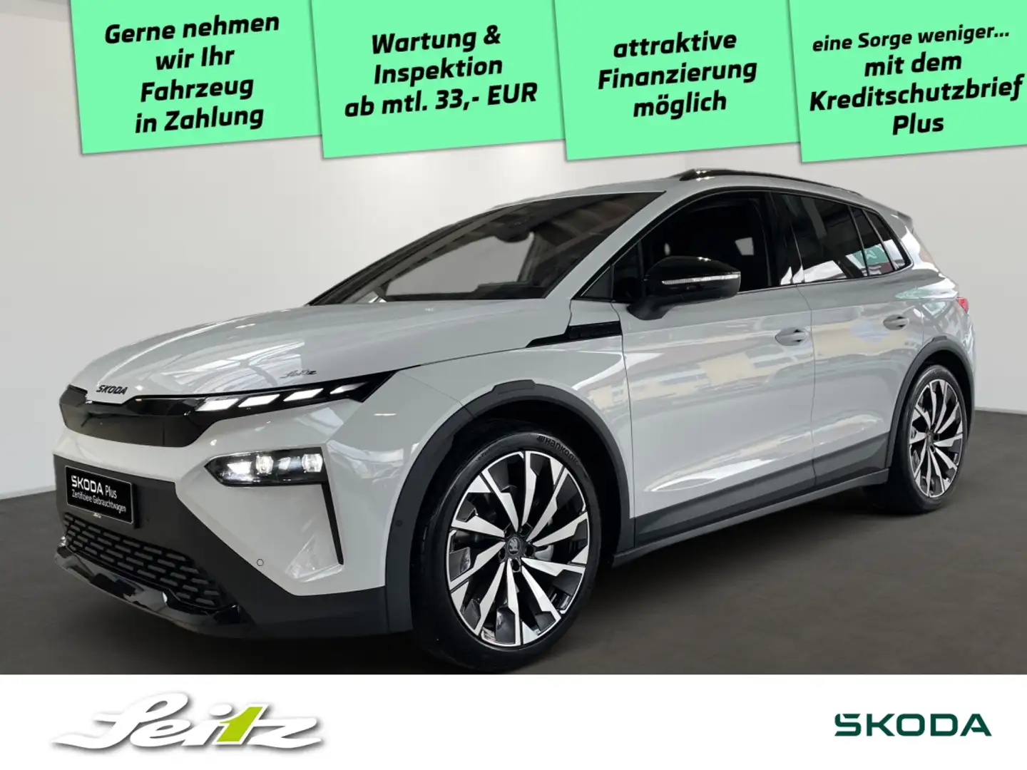 Skoda Elroq 85 Sportline *AHK*NAVI*KAMERA*SITZH* Білий - 1