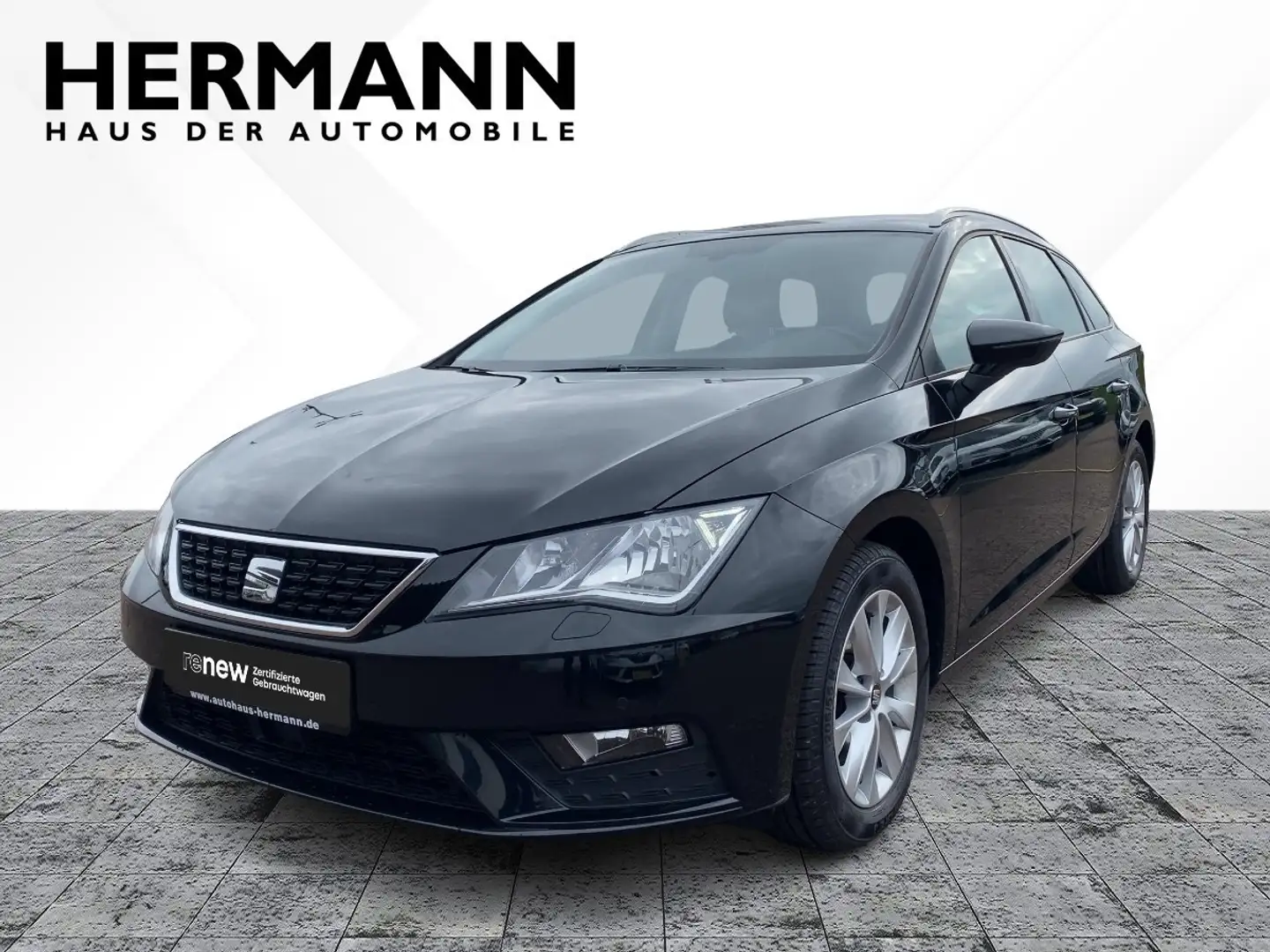 SEAT Leon 1.6 TDI ST Style *NAVI*Sitzhzg*PDC*AUT Schwarz - 1