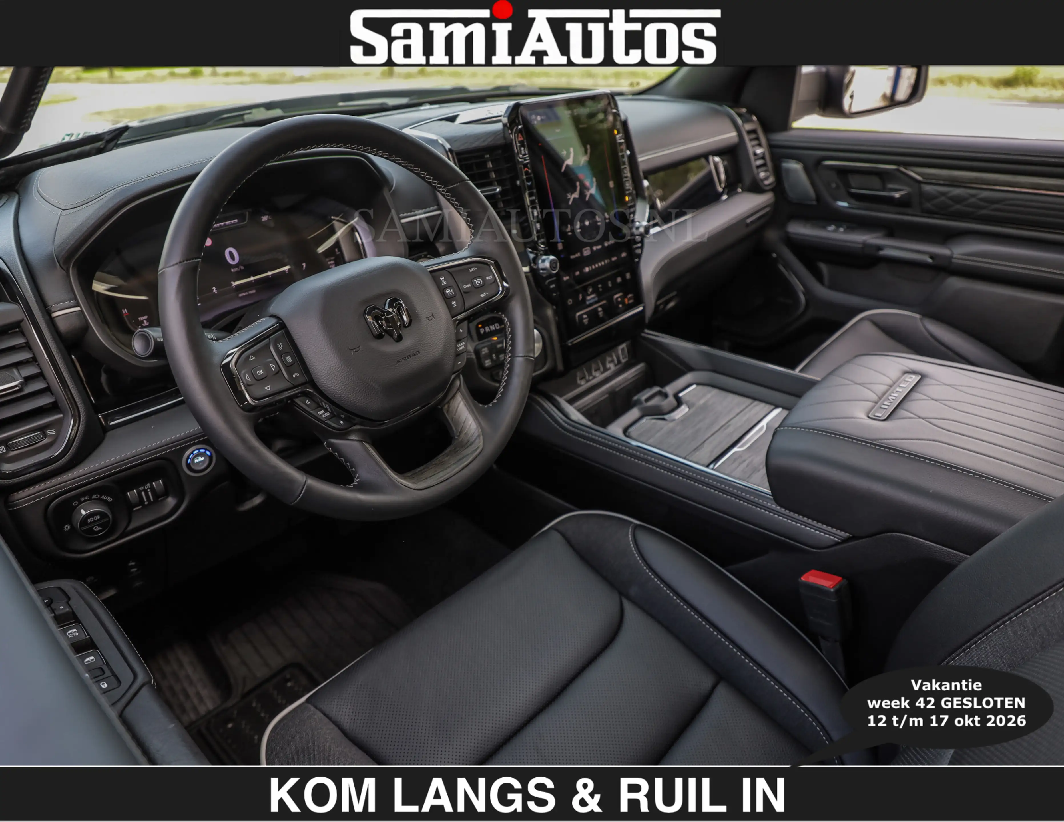 Dodge RAM Limited 540 PK | HUD | €84950,- excl | LUCHTVERING — photo 36