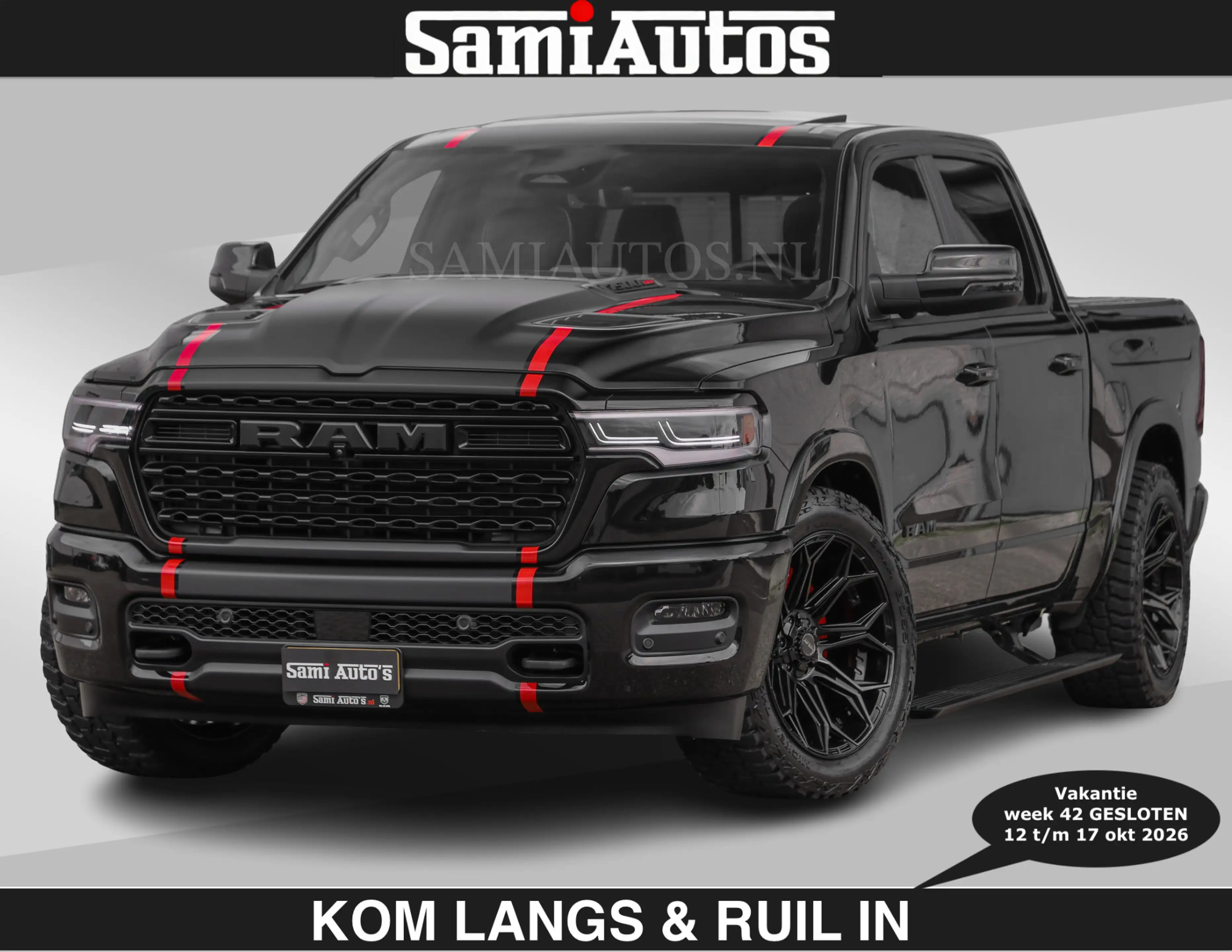 Dodge RAM Limited 540 PK | HUD | €84950,- excl | LUCHTVERING