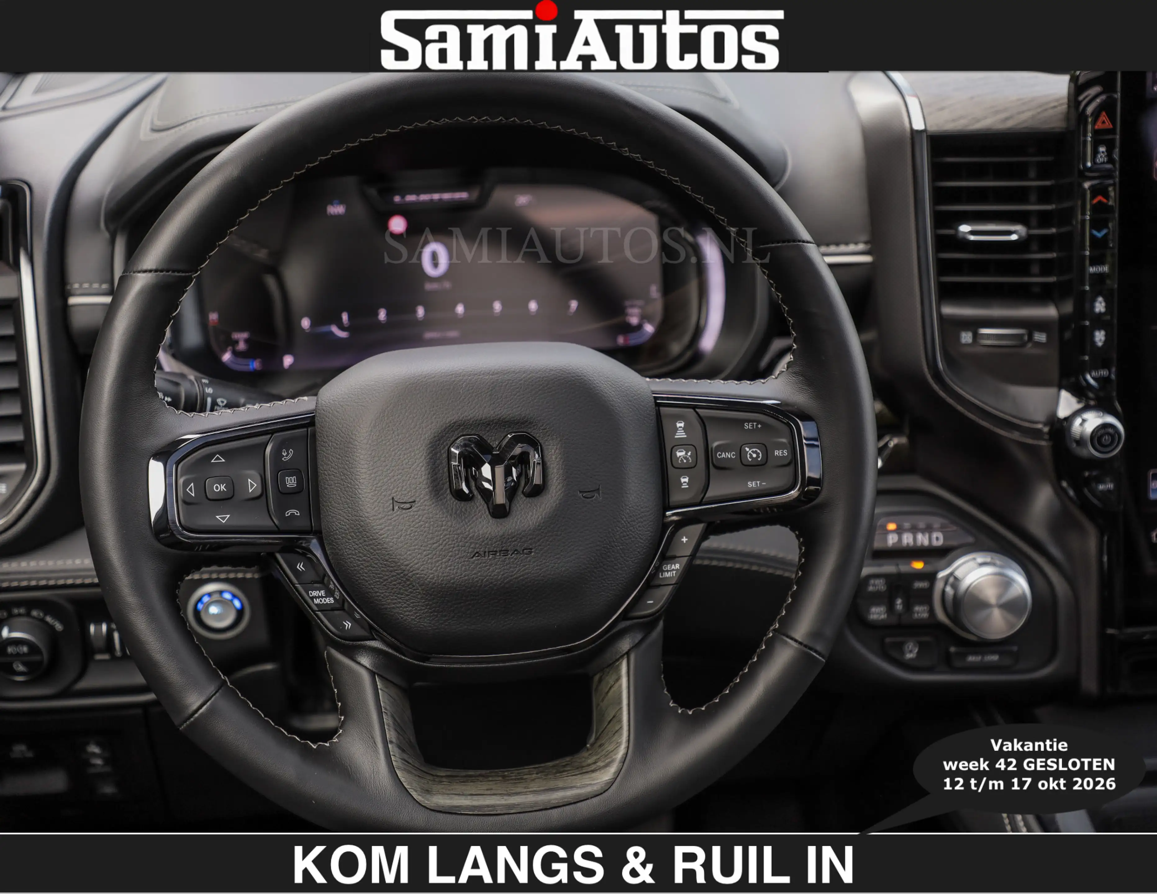 Dodge RAM Limited 540 PK | HUD | €84950,- excl | LUCHTVERING — photo 41
