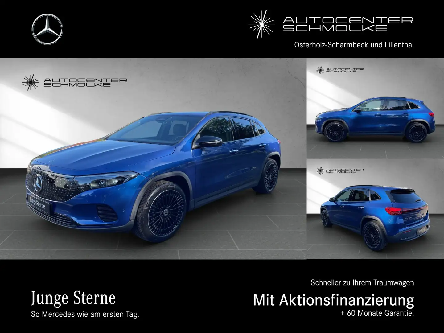 Mercedes-Benz EQA 350 EQA 350 4M Advanced+ DISTRONIC*360°*20"AMG*NIGHT Azul - 1