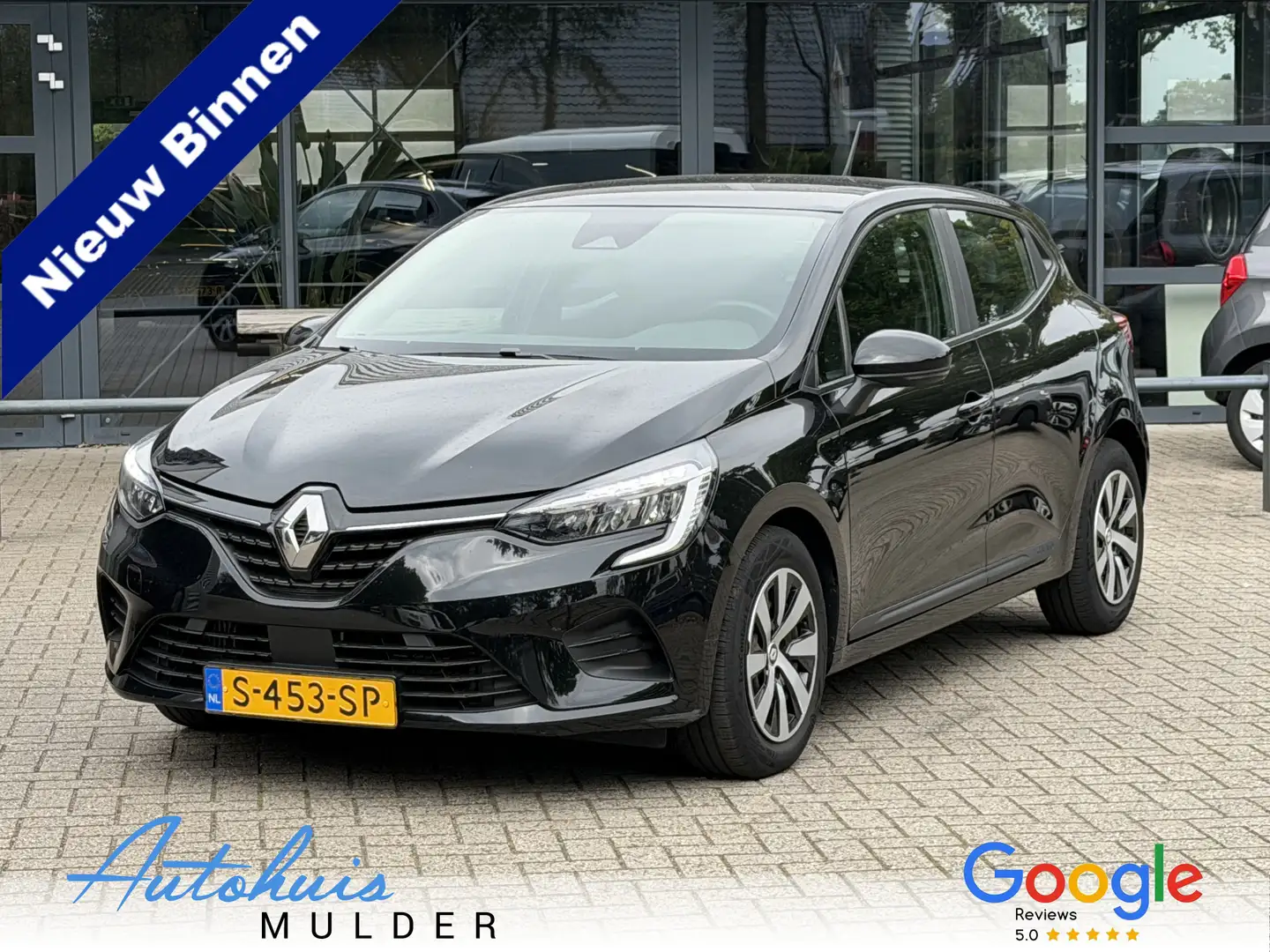 Renault Clio 1.0 TCe 90 Equilibre Airco/LED/Cruise/Apple-Carpla Zwart - 1