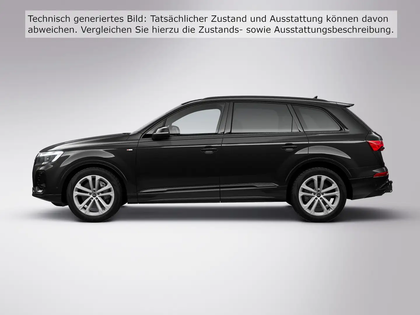Audi Q7 55 TFSI/ S Line/ 7 Sitze. MwSt ist ausweisbar Schwarz - 2