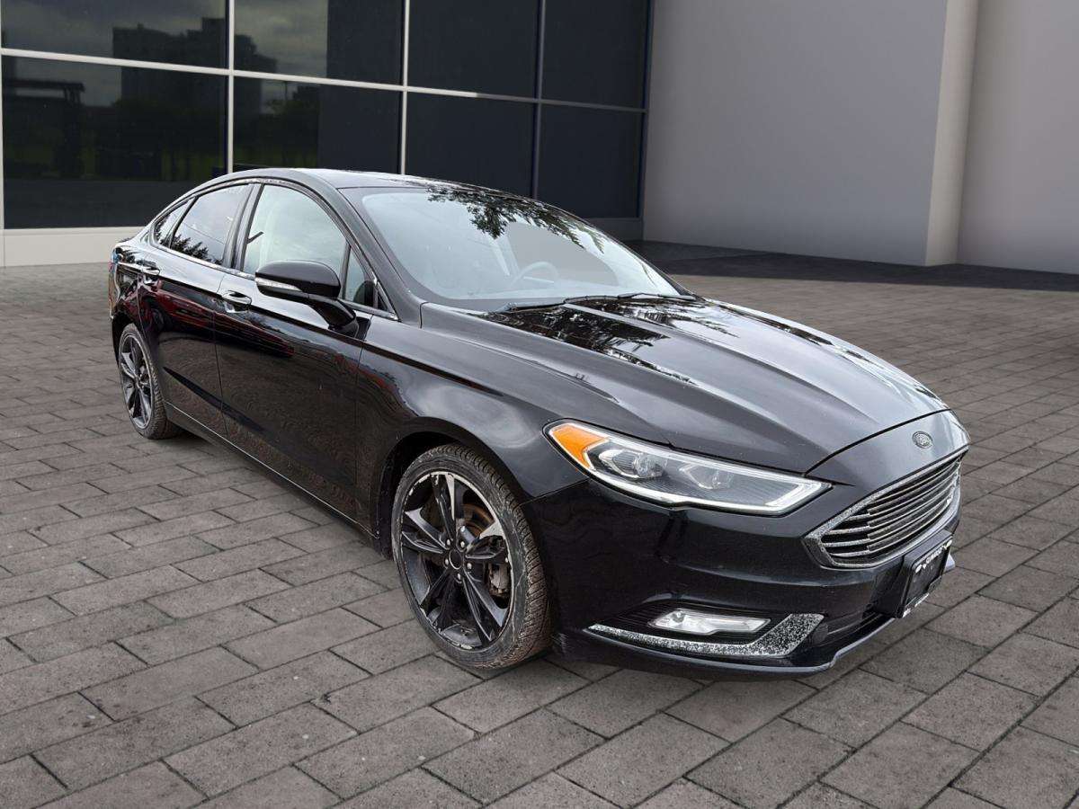 Black 2018 Ford Fusion Sedan All-Wheel Drive Automatic