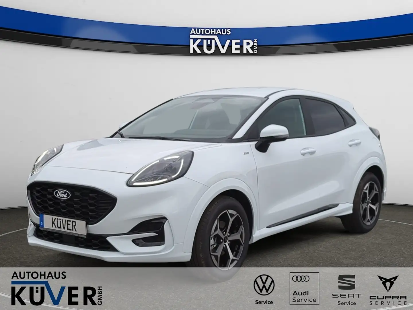 Ford Puma ST-Line 1.0 EcoBoost Aut. Navi+LED+Shzg+PDC Weiß - 1