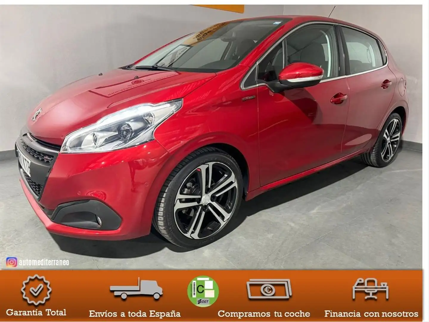 Peugeot 208 1.6BlueHDi GT Line 100 Paars - 1