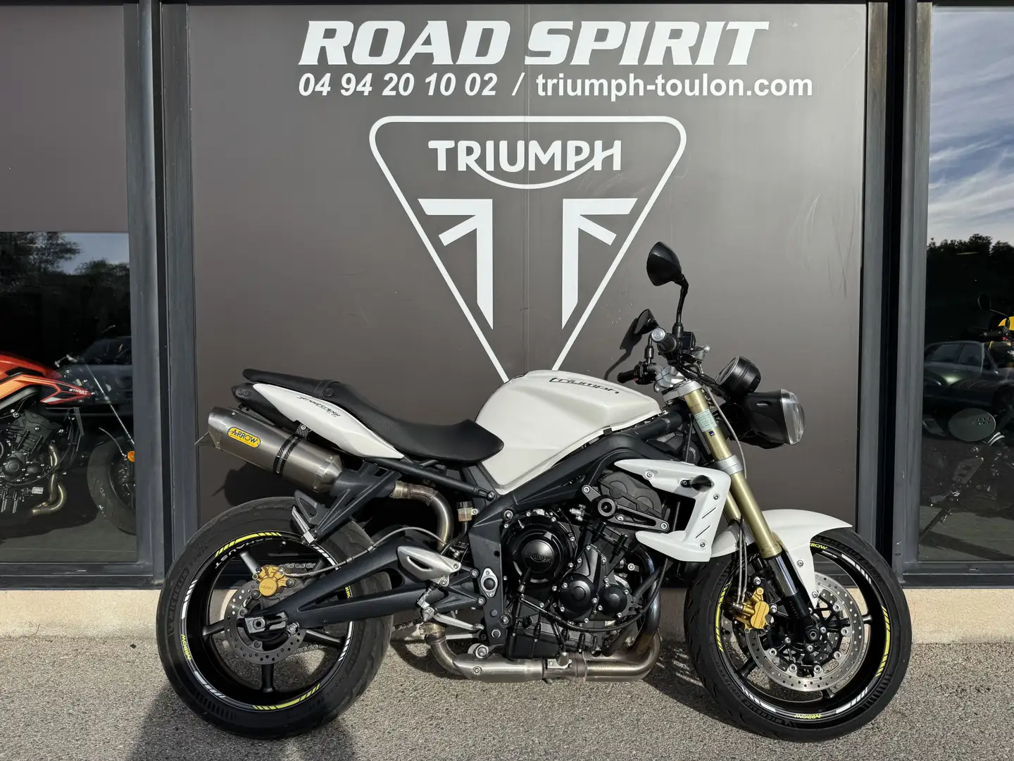 Triumph Street Triple 675 Blanc - 1