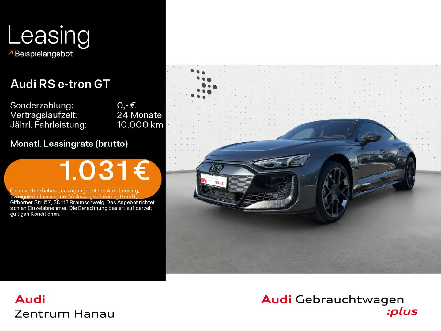 Audi RS e-tron GT performance quattro*NAVI-PLUS*LASER Grau - 1