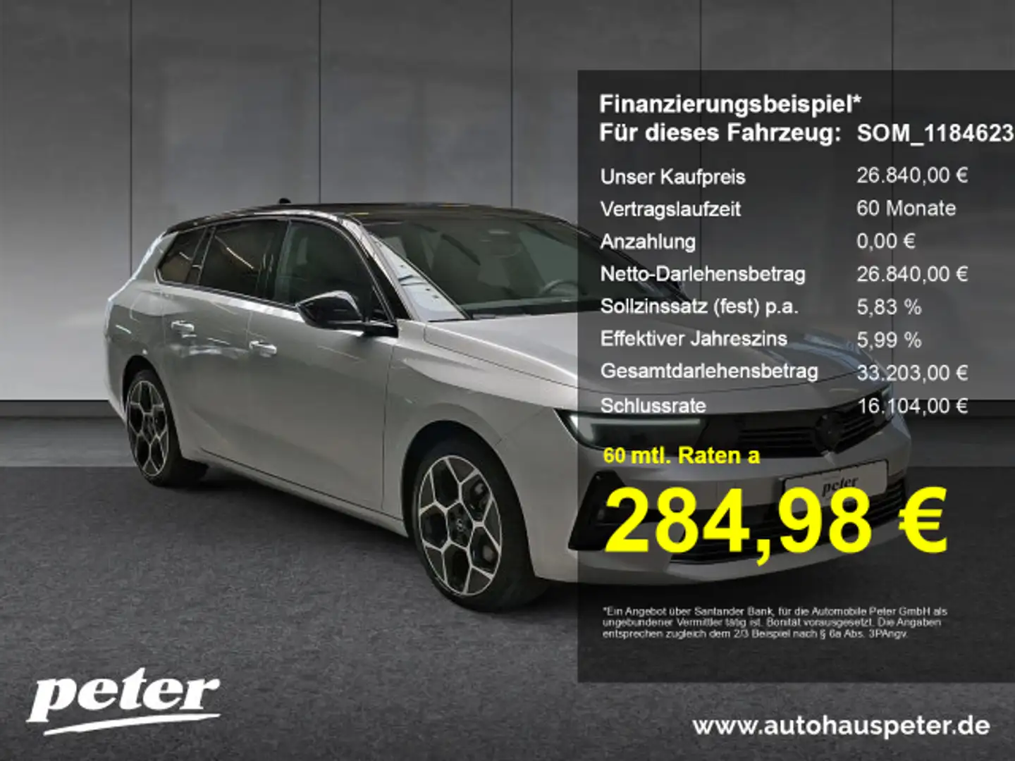 Opel Astra Astra L 1.5 D GS Line Automatik Sitzheizung Alcant Grau - 1