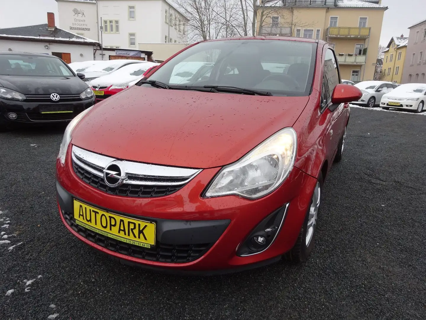 Opel Corsa D Satellite * Klima, AHZV, Temp., Nr. 27 Orange - 1