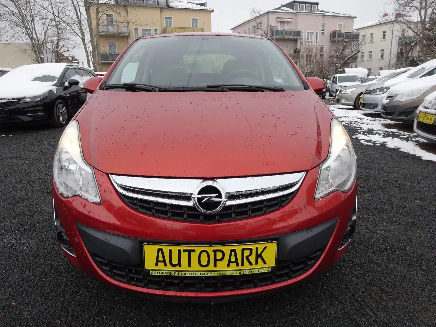 Opel Corsa D Satellite * Klima, AHZV, Temp., Nr. 27 Orange - 2