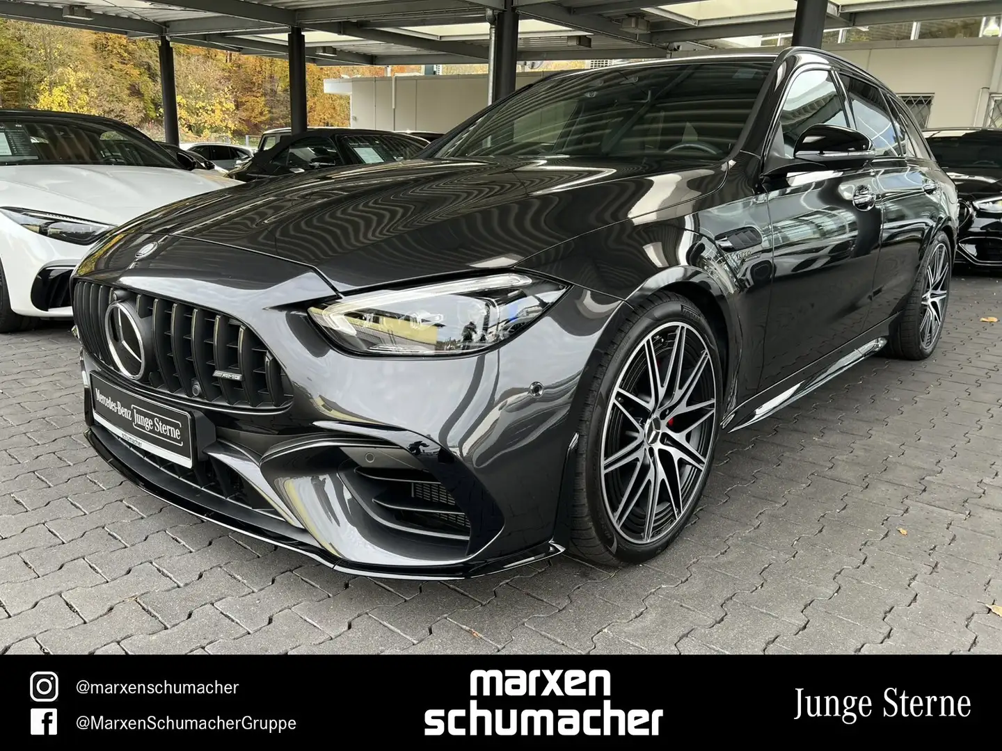 Mercedes-Benz C 63 AMG AMG C 63 S E PERF T Drivers+Nappa+Pano+Bur3D+AHK Gris - 1