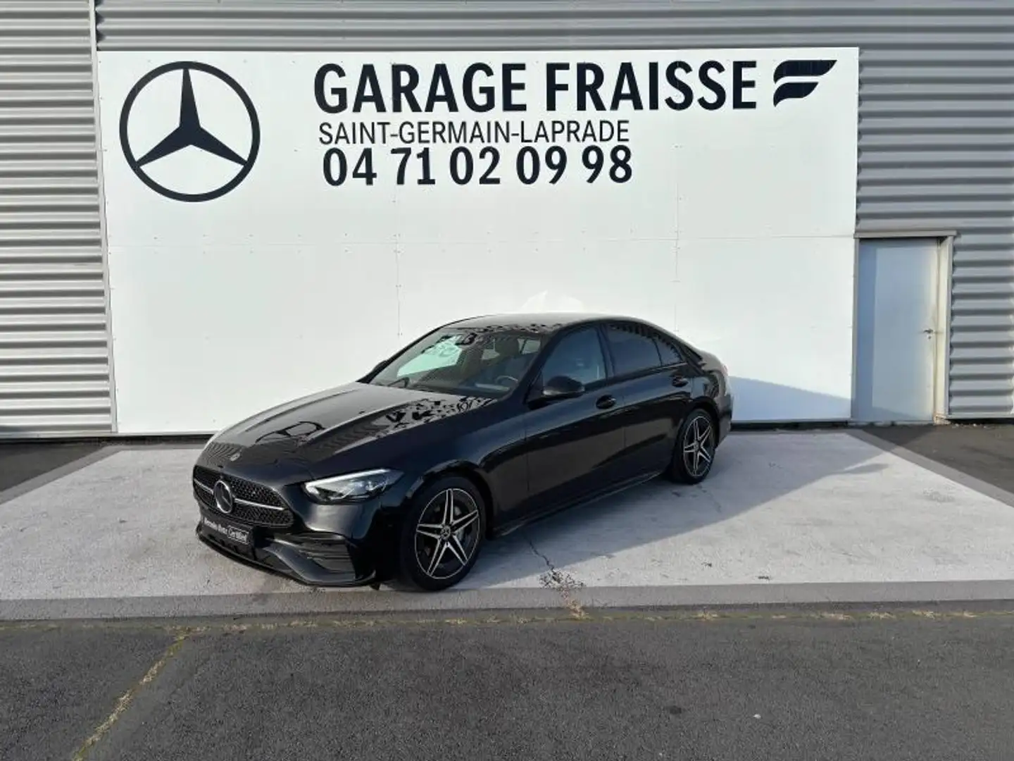 Mercedes-Benz C 220 220 d 197ch AMG Line Schwarz - 1