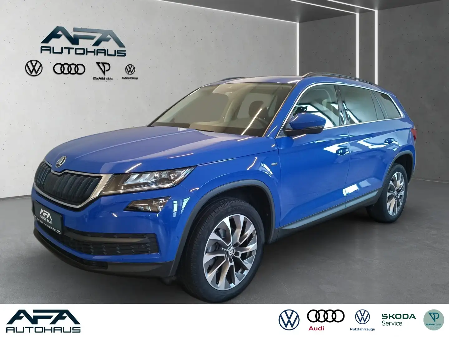 Skoda Kodiaq 2.0 TDI DSG AHK*LED*NAV*ACC*VirtCP Blu/Azzurro - 1