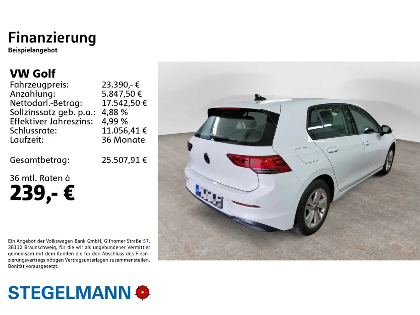 Volkswagen Golf VIII 1.5 TSI Life *AHK*App-Connect*LED* Weiß - 2