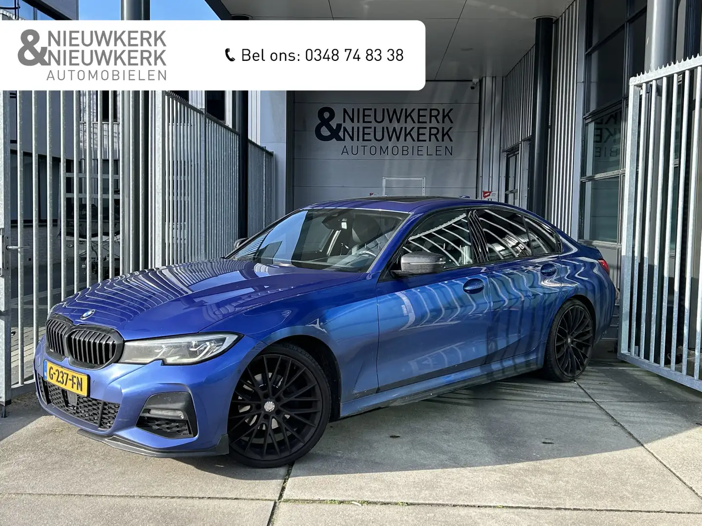 BMW 320 3-serie 320D | M-SPORT | AUTOMAAT | ANDROID + APPL Blauw - 1