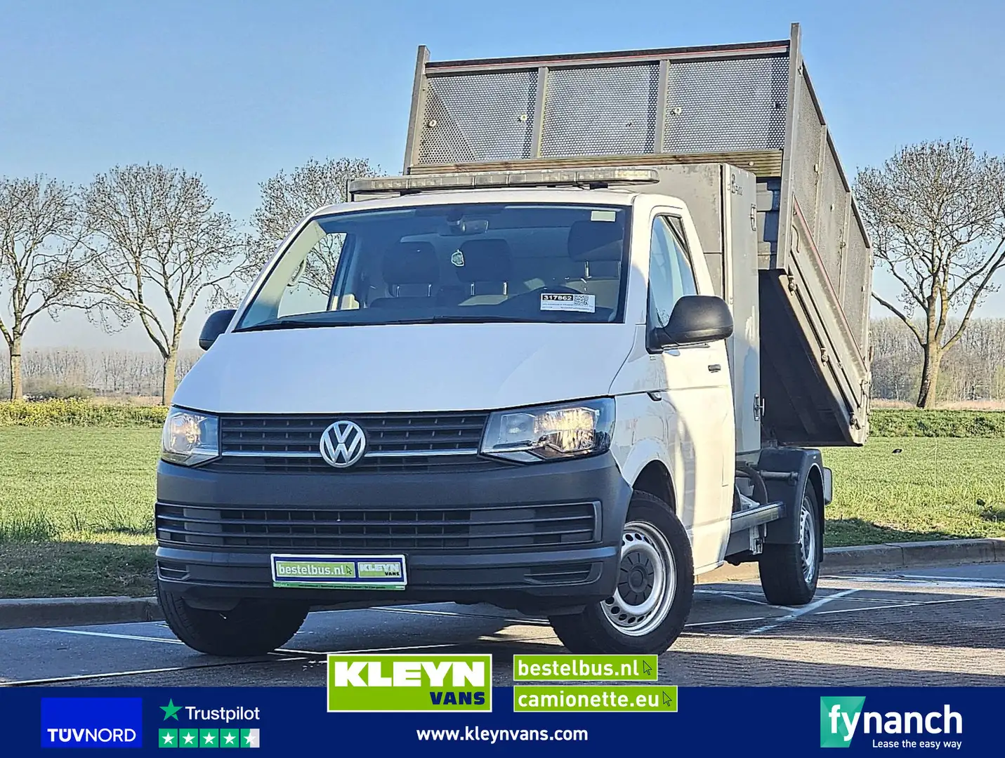 Volkswagen Transporter 2.0 TDI L2 Kipper Airco Eur6 Wit - 1