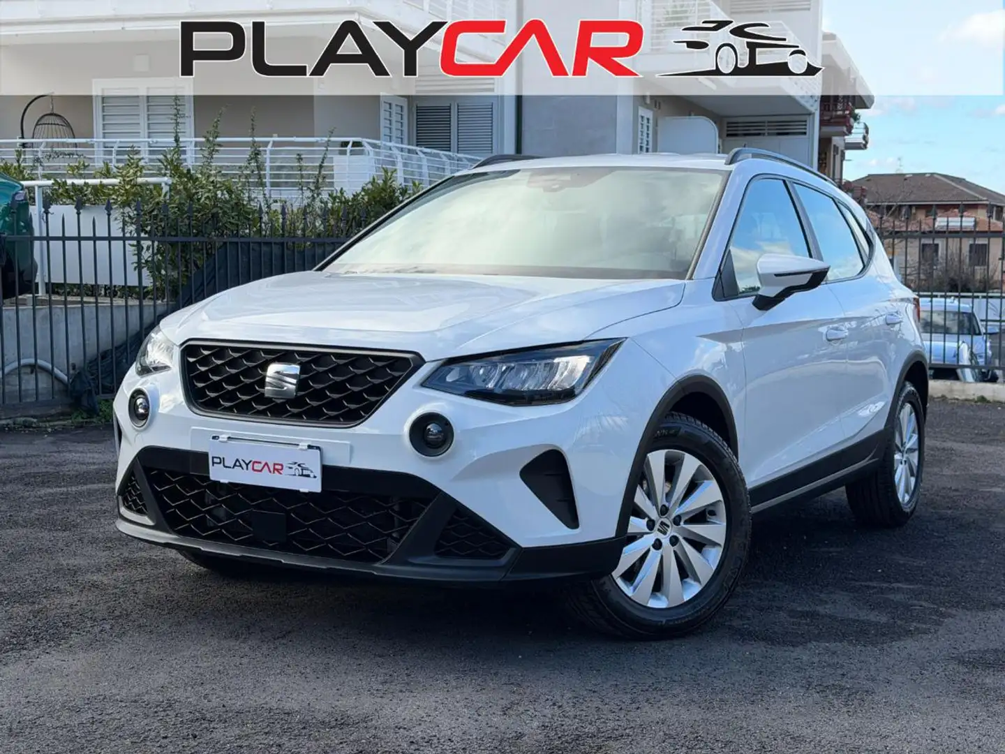 SEAT Arona 1.0 ECOTSI 110 CV DSG STYLE NAVI+SENS.PARK+CARPLAY Blanc - 1