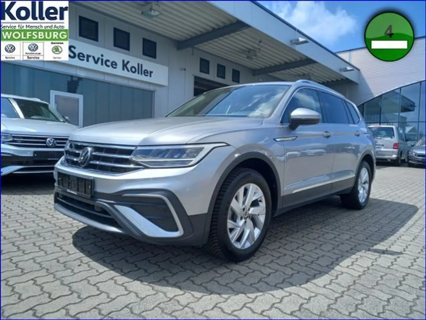 Volkswagen Tiguan Allspace 2.0 TDI DSG AHK 7 Sitze Kamera Silber - 2