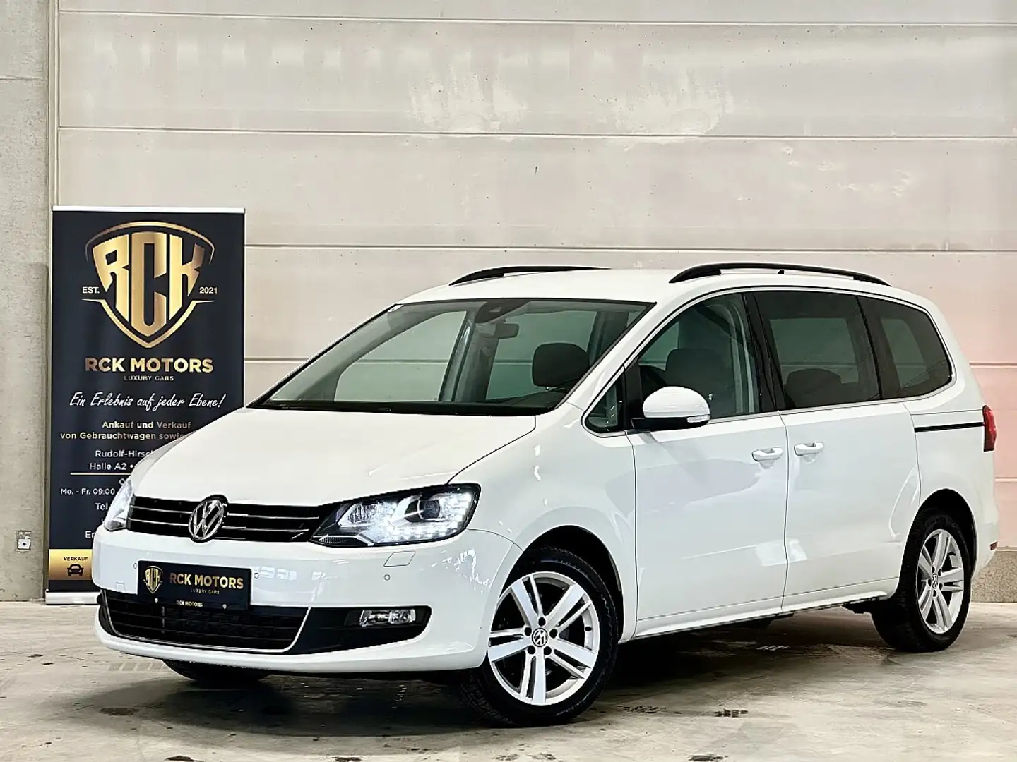 Volkswagen Sharan Business BMT SCR 2,0 TDI Weiß - 1