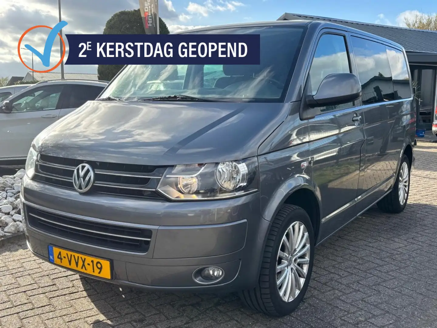 Volkswagen Transporter 2.0 TDI L1H1 Dubbel Cabine Automaar 2012 Gris - 1
