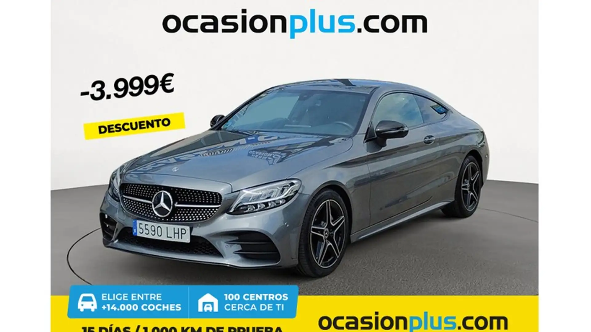 Mercedes-Benz C 220 Coupé 220d 9G-Tronic Gris - 1