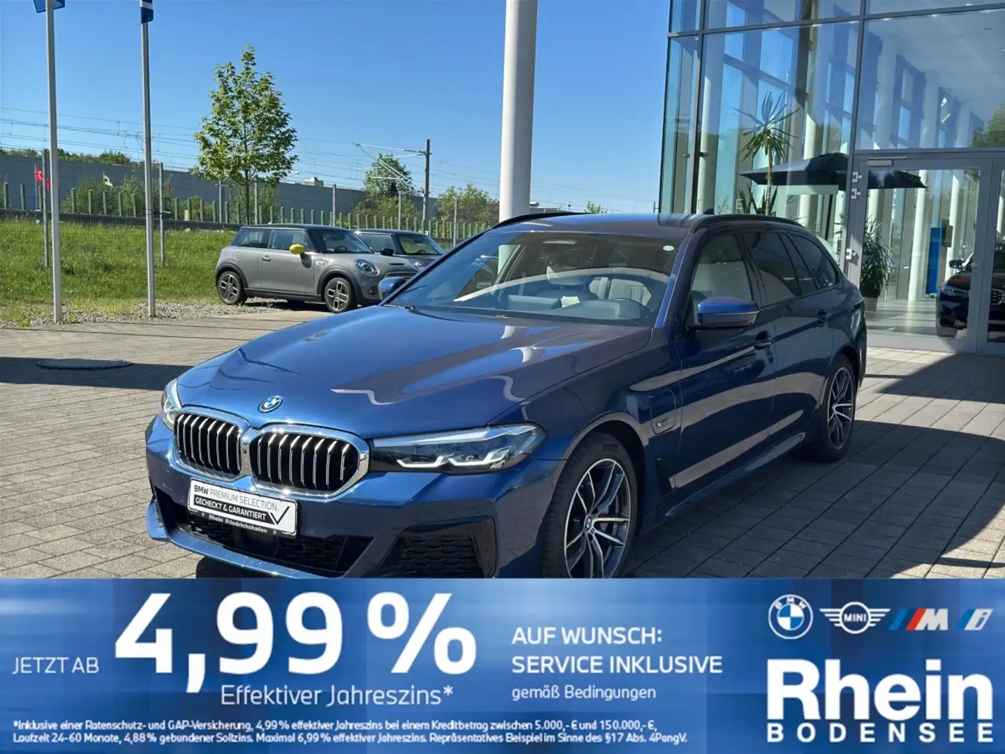 BMW 530 e xDrive Touring M Sport ACC H&K 360° Blau - 1